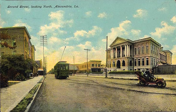 Rapides Parish Courthouse on Second Street in Alexandria, Louisiana