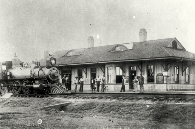 The "old" Texas & Pacific Railway depot at the corner of Madison and Tenth Streets in Alexandria, Louisiana