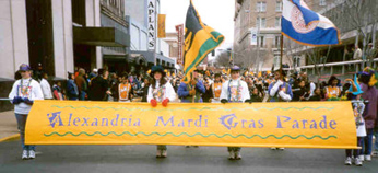 Mardi Gras Parade in Alexandria, Louisiana