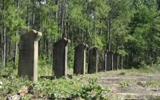 Camp Claiborne Louisiana abandoned building ruins
