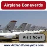 Airplane boneyards after World War II and active boneyards today ... maps, photographs, tours and more ... visit there now!