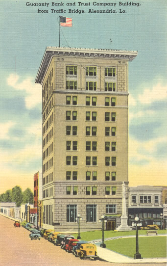 Guaranty Bank and Trust Company in downtown Alexandria, Louisiana